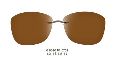 Изображение 1: Сонцезахисний Clip-on Silhouette 5090 B1 0702 L великий 64