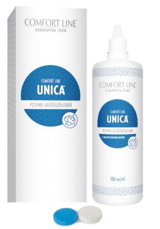 Изображение 1: Раствор для линз COMFORT LINE UNICA 350 мл