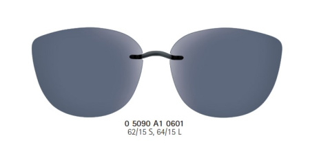Изображение 1: Сонцезахисний Clip-on Silhouette 5090 A1 0601 L великий 64