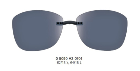 Изображение 1: Солнцезащитный Clip-on Silhouette 5090 A2 0701 L большой 64