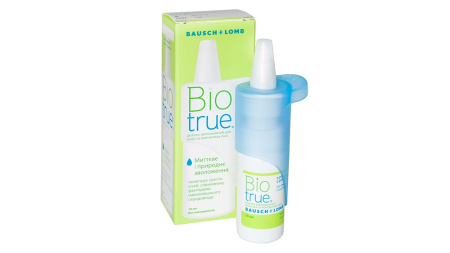 Изображение 1: Капли для линз Bausch & Lomb, BioTrue 10мл