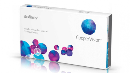 Зображення 1: Контактні лінзи Biofinity (штучно)