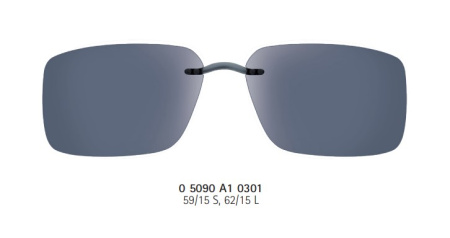 Изображение 1: Сонцезахисний Clip-on Silhouette 5090 A1 0301 L великий 62